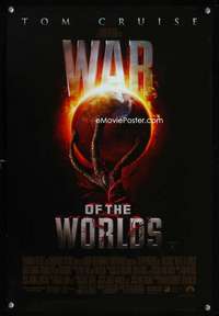p137 WAR OF THE WORLDS DS Australian mini movie poster '05 Tom Cruise