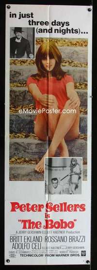 p037 BOBO #4 door panel movie poster '67 sexy sitting Britt Ekland!