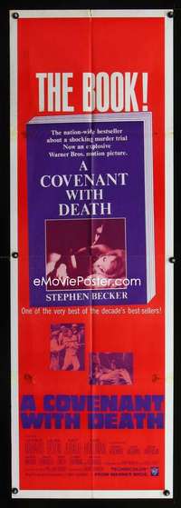 p038 COVENANT WITH DEATH door panel movie poster '67 George Maharis