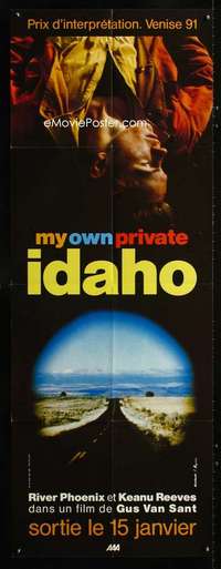 p047 MY OWN PRIVATE IDAHO French doorpanel movie poster '91 Reeves