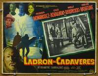 p181 LADRON DE CADAVERES Mexican movie lobby card '57 Fernanado Mendez