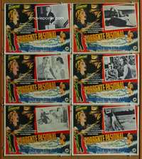 p148 NIAGARA 6 Mexican movie lobby cards '53 Marilyn Monroe, Cotten