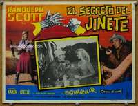 p192 RIDE LONESOME Mexican movie lobby card '59 Scott, Boetticher