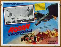 p194 RODAN #2 Mexican movie lobby card R60s The Flying Monster, Toho