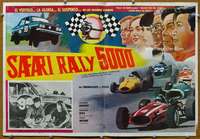 p198 SAFARI 5000 Mexican 16x24 movie lobby card '69 Japanese racing!