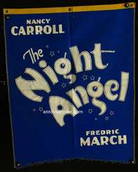 p025 NIGHT ANGEL cloth banner movie poster '31 Nancy Carroll