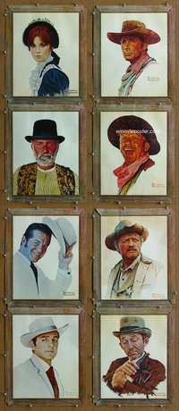 p078 STAGECOACH 8 special art movie displays '66 Rockwell art!