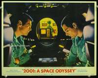r001 2001 A SPACE ODYSSEY movie lobby card #7 '68 Lockwood & Dullea!