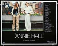 r010 ANNIE HALL movie lobby card #4 '77 best Woody Allen & Keaton!