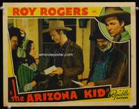 r011 ARIZONA KID movie lobby card '39 two cool Roy Rogers images!
