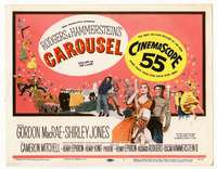 r264 CAROUSEL movie title lobby card '56 Shirley Jones, Gordon MacRae