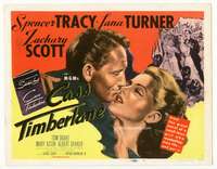 r266 CASS TIMBERLANE movie title lobby card '48 Spencer Tracy, Lana Turner