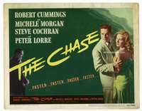 r271 CHASE movie title lobby card '46 Robert Cummings, Lorre, film noir