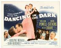 r298 DANCING IN THE DARK movie title lobby card '49 William Powell