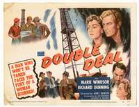 r314 DOUBLE DEAL movie title lobby card '51 Marie Windsor, Richard Denning