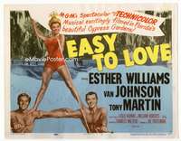 r323 EASY TO LOVE movie title lobby card '53 Esther Williams, Van Johnson