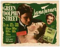 r348 GREEN DOLPHIN STREET movie title lobby card '47 Lana Turner, Van Heflin