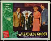 r064 HEADLESS GHOST movie lobby card #8 '59 cool headless man image!