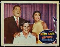 r066 HEY BOY, HEY GIRL movie lobby card #8 '59 Louis Prima, Keely Smith