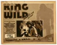 r399 KING OF THE WILD Chap 11 movie title lobby card '31 Sherlock Holmes?