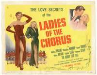 r408 LADIES OF THE CHORUS movie title lobby card '48 early Marilyn Monroe!