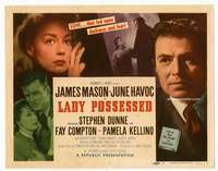 r418 LADY POSSESSED movie title lobby card '51 James Mason, June Havoc