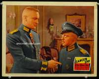 r087 LANCER SPY movie lobby card '37 George Sanders, Peter Lorre