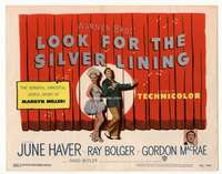 r434 LOOK FOR THE SILVER LINING movie title lobby card '49 June Haver