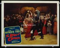 r097 LOVES OF CARMEN movie lobby card #8 '48 Rita Hayworth, Ford