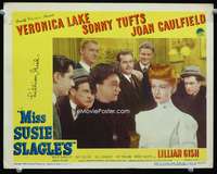 r114 MISS SUSIE SLAGLE'S signed movie lobby card '46 Lillian Gish
