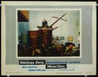 r116 MOBY DICK movie lobby card #2 '56 classic Orson Welles image!
