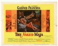 r479 NAKED MAJA movie title lobby card '59 Ava Gardner, Tony Franciosa