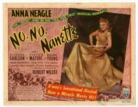 r490 NO, NO, NANETTE movie title lobby card '40 sexy elegant Anna Neagle!