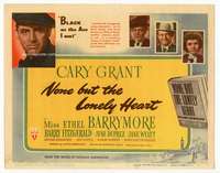 r492 NONE BUT THE LONELY HEART movie title lobby card '44 Cary Grant