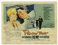 r520 PILLOW TALK movie title lobby card '59 Rock Hudson & Doris Day!