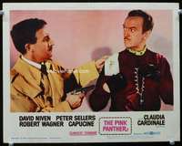 r150 PINK PANTHER movie lobby card #2 '64 Peter Sellers, David Niven