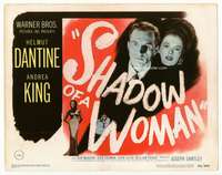 r558 SHADOW OF A WOMAN movie title lobby card '46 Helmut Dantine, King