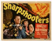 r560 SHARPSHOOTERS movie title lobby card '38 newsreel cameraman Donlevy!