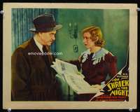 r171 SHRIEK IN THE NIGHT movie lobby card '33 scared Ginger Rogers!