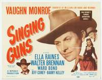 r569 SINGING GUNS movie title lobby card R56 Vaughn Monroe, Ella Raines