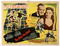 r570 SKY'S THE LIMIT movie title lobby card '43 Fred Astaire, Joan Leslie