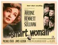 r572 SMART WOMAN movie title lobby card '48 Aherne, Constance Bennett