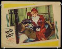 r174 STELLA DALLAS movie lobby card '37 Barbara Stanwyck decked out!