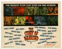 r175 STORY OF MANKIND movie lobby card #5 '57 Ronald Colman, Marx Bros