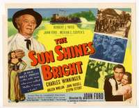 r600 SUN SHINES BRIGHT movie title lobby card '53 John Ford, Winninger