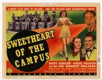 r603 SWEETHEART OF THE CAMPUS movie title lobby card '41 Ozzie & Harriet!