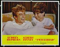 r186 TWO FOR THE ROAD movie lobby card #8 '67 Audrey Hepburn, Finney