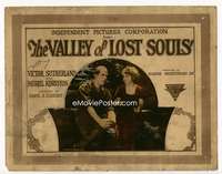 r660 VALLEY OF LOST SOULS movie title lobby card '23 pretty Muriel Kingston