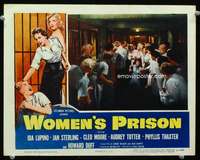 r195 WOMEN'S PRISON movie lobby card '54 super sexy Cleo Moore!