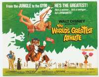 r690 WORLD'S GREATEST ATHLETE movie title lobby card '73 Walt Disney